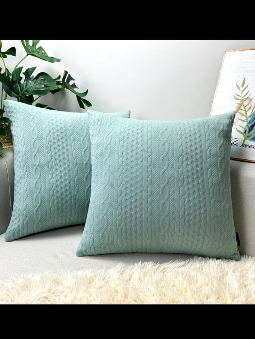 New 2pc pillow cover set